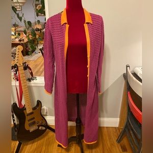 Delia’s long cardigan